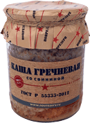 Каша гречневая со свининой