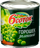 Зеленый горошек "6 соток"