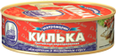 Килька балтийская неразделанная обжаренная  в томатном соусе  EXTRA, 240 г., с ключом 