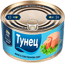 Тунец филе в собственном соку